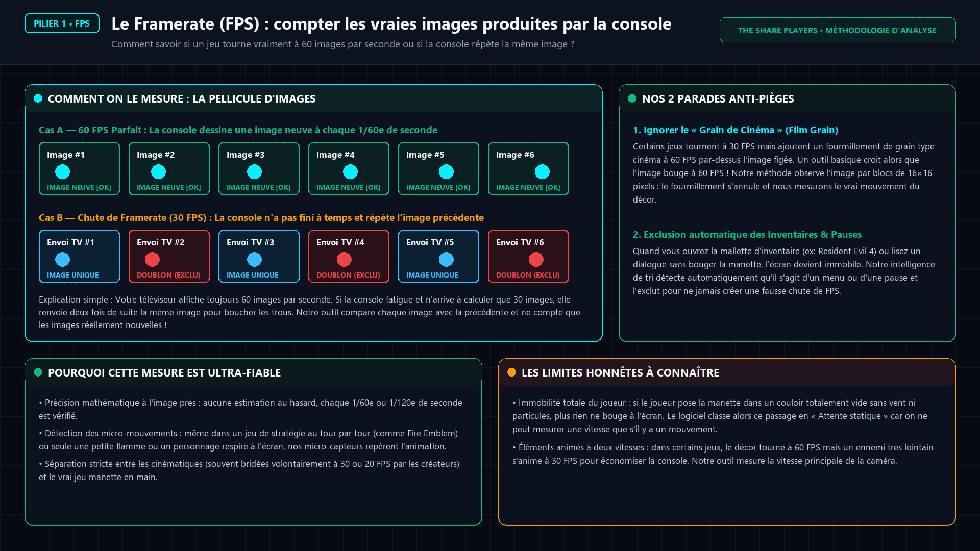 Infographie Analyse Framerate FPS